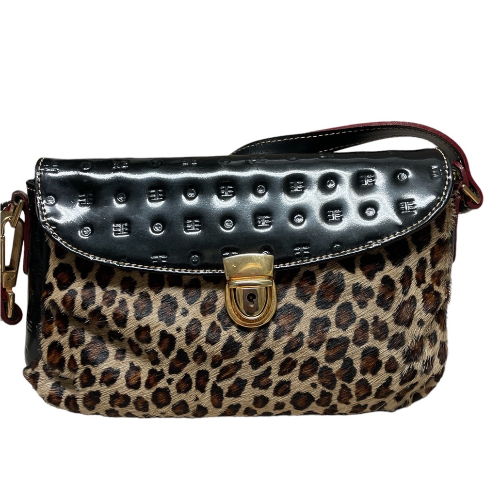 Arcadia patent and Calfhair satchel- beautiful! VGUC